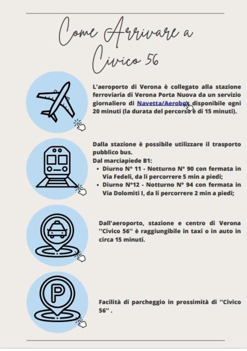 Civico 56 Apartman Verona Kültér fotó